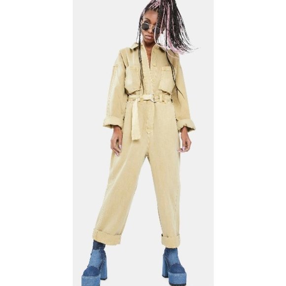 Free People Jumpsuit SUPER SLOUCH Oversized size XS NWT - Picture 10 of 13